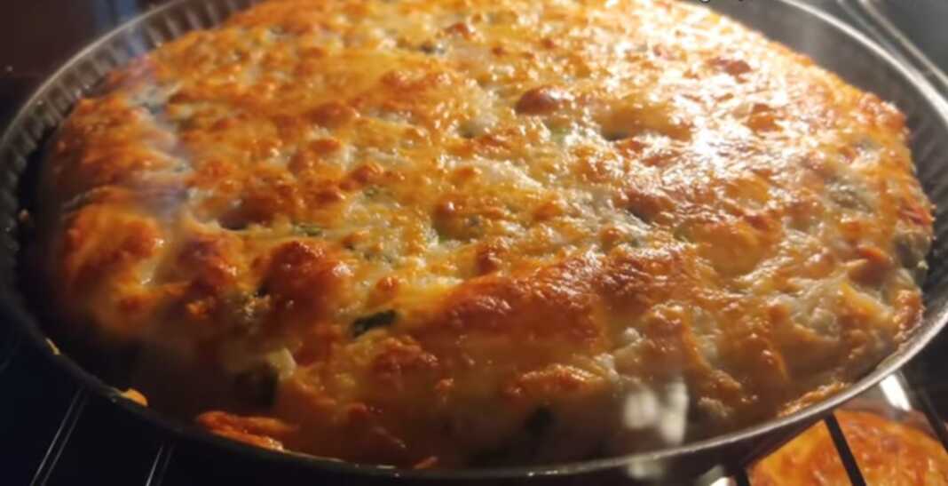 Πίτα λαχανικών με τυρί φέτα