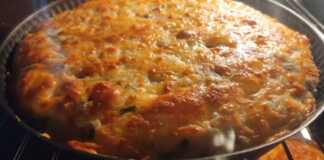 Πίτα λαχανικών με τυρί φέτα