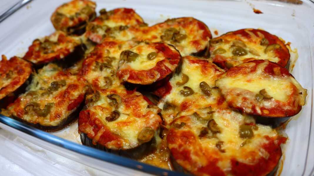 Πιτσάκια Μελιτζάνας στο φούρνο