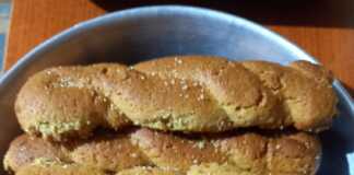 Νηστίσιμα Πορτοκαλοκουλουρα με κανέλα