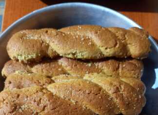 Νηστίσιμα Πορτοκαλοκουλουρα με κανέλα