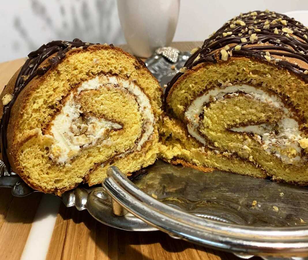 Ρολό με κρέμα μασκαρπόνε