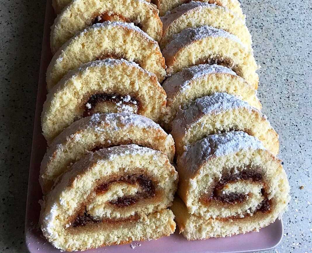 Ρολό με Μαρμελάδα