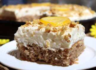 Σιροπιαστό Γλυκό με κρέμα