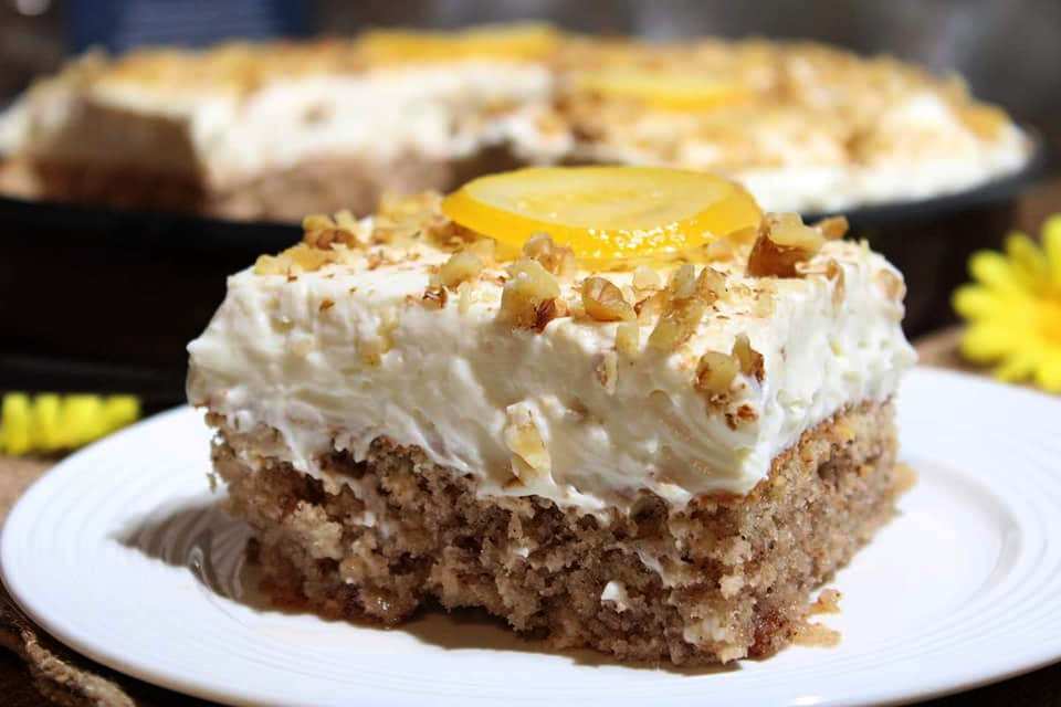 siropiastoGlikoKrema Σιροπιαστό Γλυκό με κρέμα