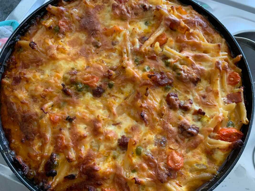 Σουφλέ λαχανικών με κιμά