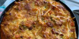 Σουφλέ λαχανικών με κιμά