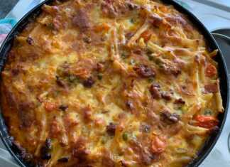 Σουφλέ λαχανικών με κιμά