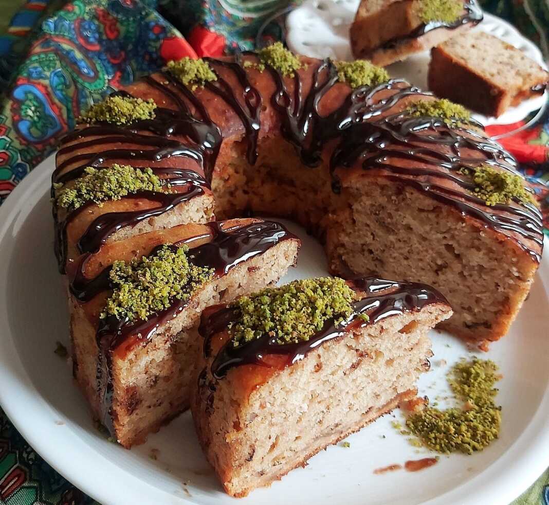 Τούρτα με σπιτική μαρμελάδα σύκου 