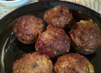 Κεφτέδες γεμιστοί με φέτα και λαχανικά