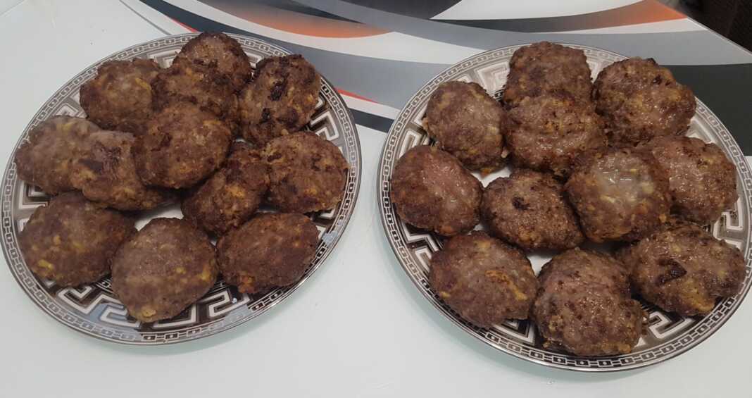 Κεφτεδάκια κιμά...με πατάτα και κολοκύθι