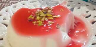 Κρέμα με Ροδόνερο και ρόδι