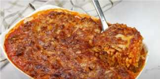 Λάχανο με ρύζι και μοσχαρίσιο κιμά στο φούρνο