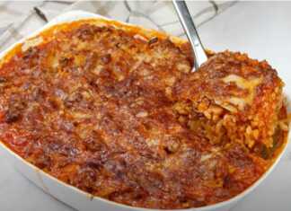 Λάχανο με ρύζι και μοσχαρίσιο κιμά στο φούρνο