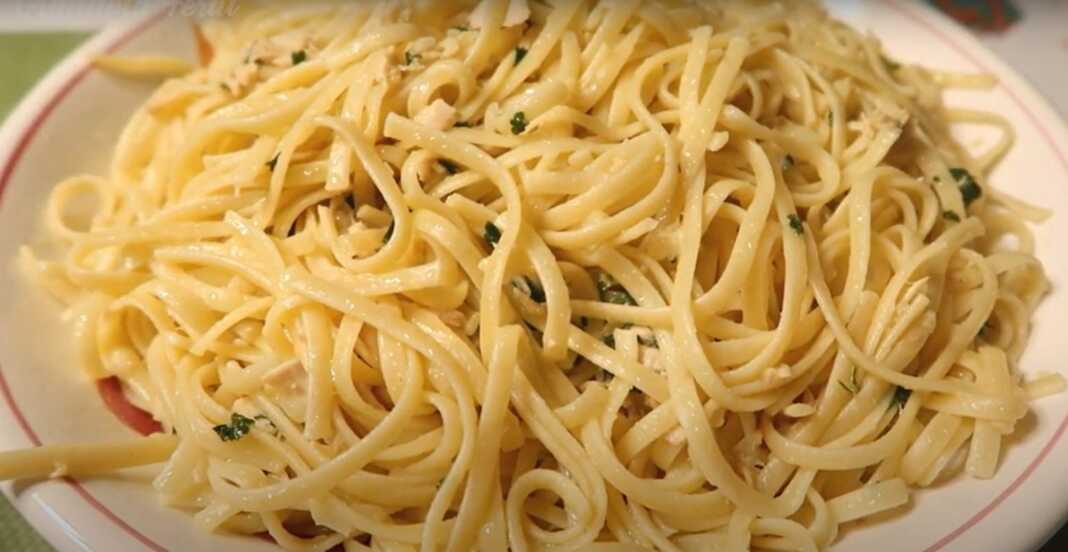 Λιγκουίνι με σάλτσα τόνου!