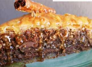 Μπακλαβάς Πραλίνας Σοκολάτας