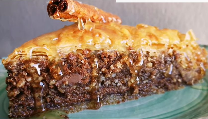 mpaklavasSokolata Μπακλαβάς Πραλίνας Σοκολάτας