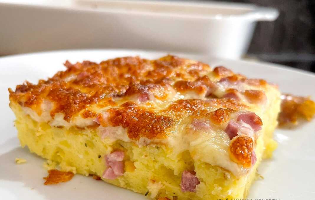 patatesFournoZampon1 Πατάτες στο φούρνο με ζαμπόν και τυρί