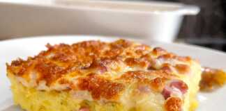 Πατάτες στο φούρνο με ζαμπόν και τυρί