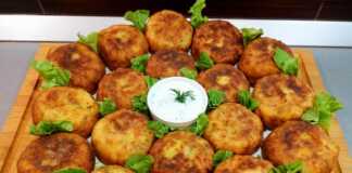 Πατατοκεφτέδες με τυριά