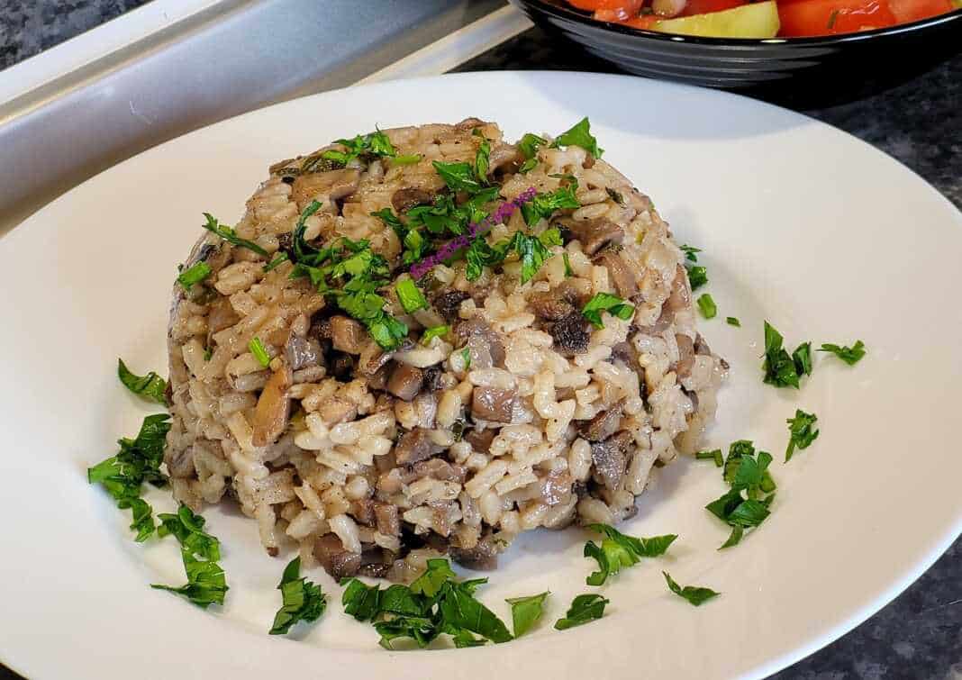 ρύζι με μανιτάρια