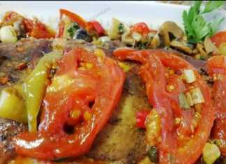 Ρολό με 2 κρέατα και λαχανικά