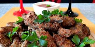 τηγανητό χοιρινό συκώτι