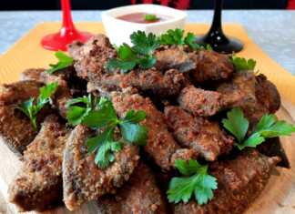 τηγανητό χοιρινό συκώτι