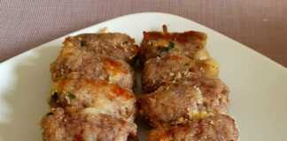 Παναρισμένα Σουβλακια μπριζόλας