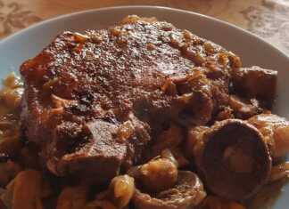 Χοιρινές μπριζόλες με μανιτάρια