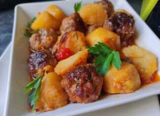 Κεφτέδες στο φούρνο με ντομάτα και πατάτες….100% μαμαδίστικο φαγητό!!! Κεφτέδες στο φούρνο με ντομάτα και πατάτες