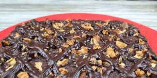 Κέικ Βρώμης με μπανάνα και σοκολάτα