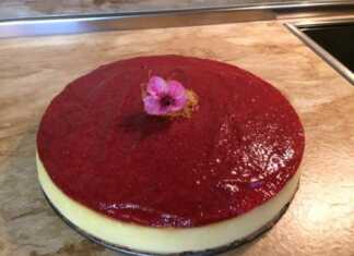 Cheesecake με Μαρμελάδα Φράουλα