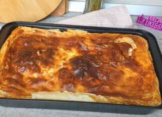 Γιαουρτόπιτα με φύλλο