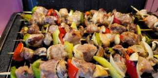 Φιλέτα ψαρονέφρι σουβλάκια