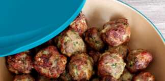 Κεφτεδάκια φούρνου με κιμά και μοτσαρέλα!