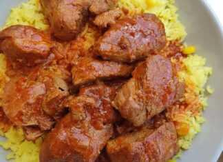 Μαμαδίστικο Κοκκινιστό Μοσχαράκι με σπυρωτό ρυζι μπασματι…φαγητό που όλοι αγαπάμε!! Κοκκινιστό Μοσχαράκι με σπυρωτό ρυζι μπασμάτι