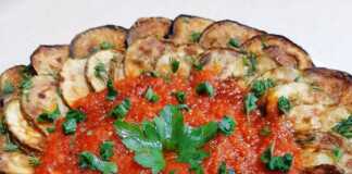 Κολοκυθάκια τηγανητά και μελιτζάνα με σάλτσα ντομάτας…για μεσημεριανό. Κολοκυθάκια τηγανητά και μελιτζάνα με σάλτσα ντομάτας