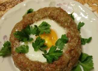 Φωλίτσες μπιφτέκια με αυγό