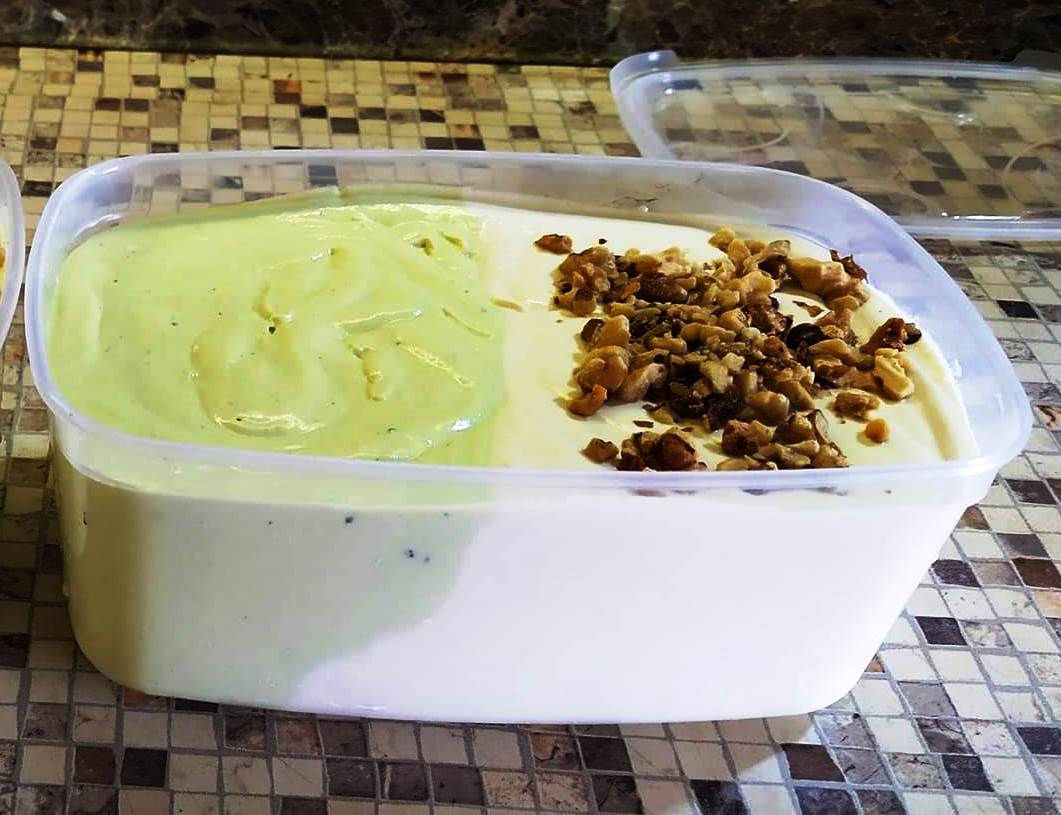 pagotoFistiki Παγωτό φυστίκι