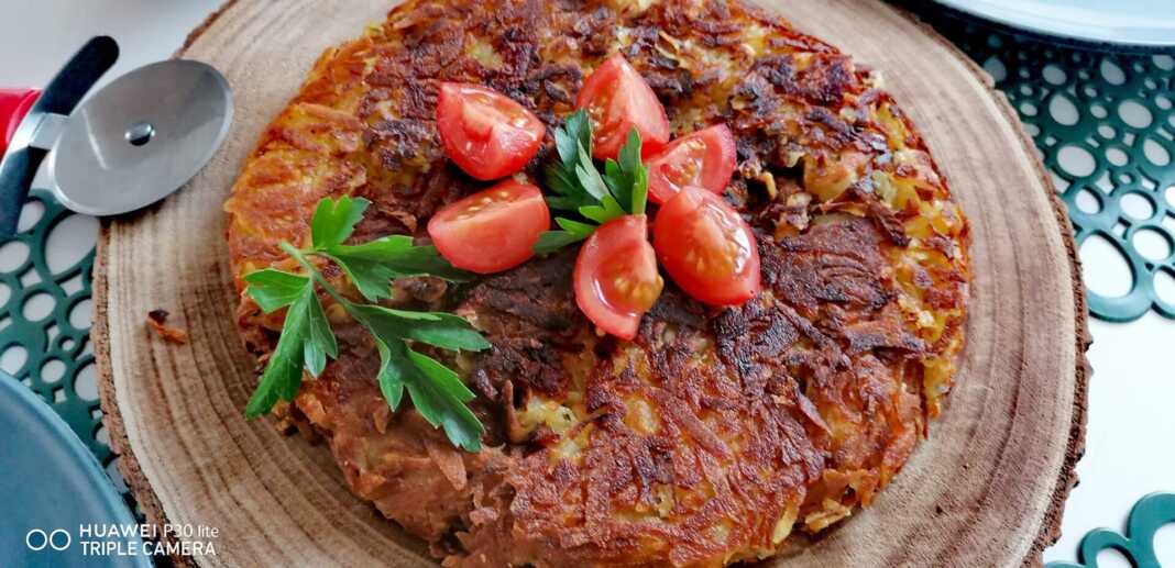 Πίτα με τηγανητές Πατάτες