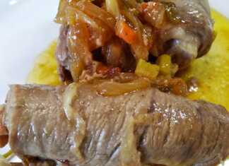 Ρολάκια απο μοσχάρι, ζαμπόν και μοτσαρέλα Ρολάκια απο μοσχαρι, ζαμπον και μοτσαρελα