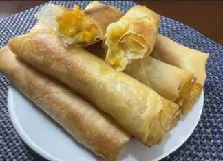 Spring Rolls με φρούτα