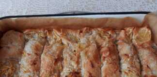 Τυλιχτές Μηλόπιτες ταψιού