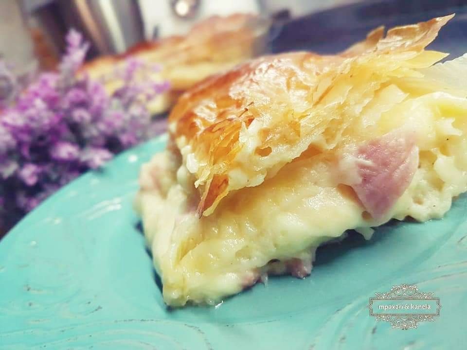 zamponokaseropita Zαμπονοκασερόπιτα