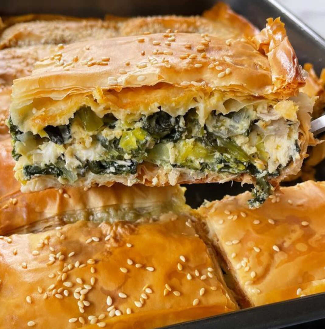 Κοτόπιτα με χόρτα