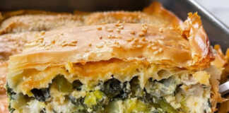 Κοτόπιτα με χόρτα