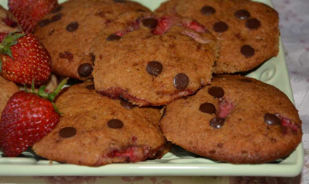 Μπισκότα με φράουλες