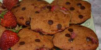 Εύκολα μπισκότα με φράουλες Μπισκότα με φράουλες