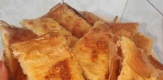 Πίτα με έτοιμο φύλλο με ανθότυτρο, γιαούρτι και αυγά ❤️